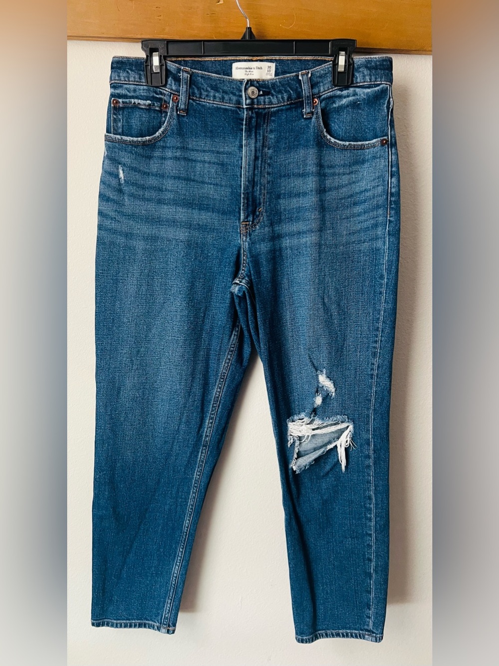 Abercrombie & Fitch 'The Mom' High Rise Denim Jeans Size 10